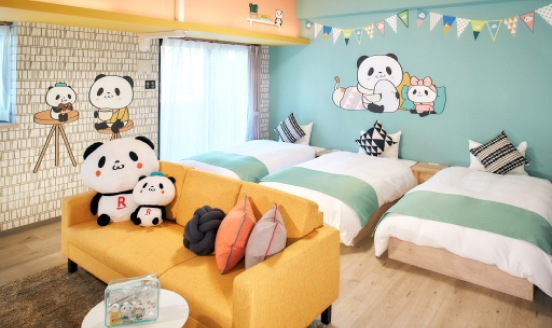 【PR TIMES】お買いものパンダとコラボレーションした宿泊施設「Rakuten STAY 福岡薬院」がオープン